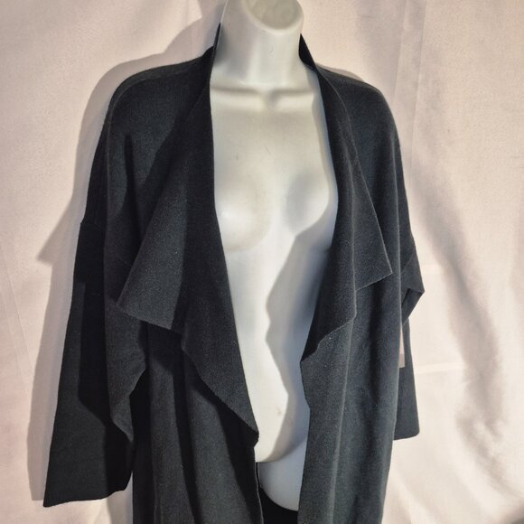 Promesa lovely long Cardigan sweater, 40" long, Dark Bluish Grey, Large. NWT - Picture 10 of 16
